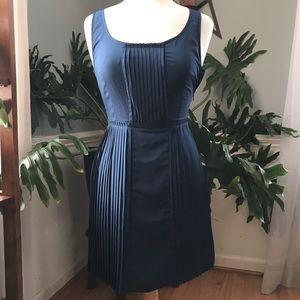Lauren Conrad Blue Pleated All Occasion Dress